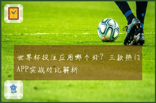 世界杯投注应用哪个好？三款热门APP实战对比解析